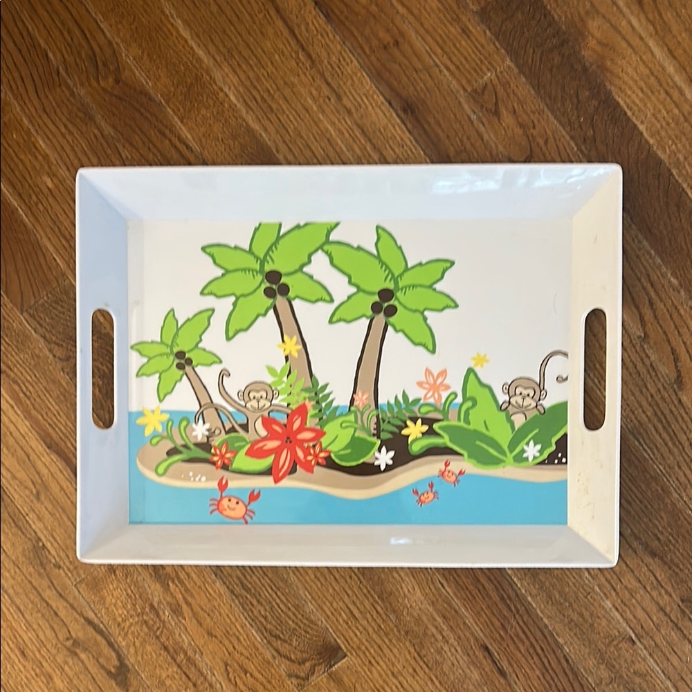 Tropical Paradise Decorative Tray 19” x 14.5”